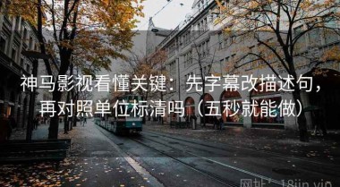 神马影视看懂关键：先字幕改描述句，再对照单位标清吗（五秒就能做）